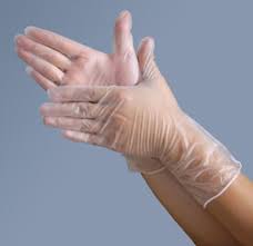 Disposable vinyl glove 100pc S-XL
