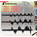 post hole digger drill bit 300x800x20mm