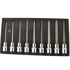 10 pc Torx Socket 1/2" T20-T70 2041