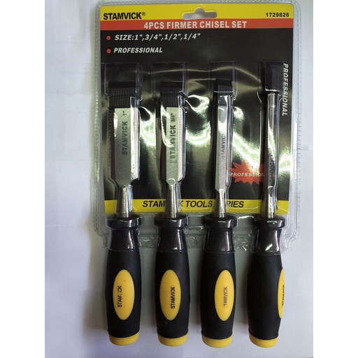 4 pcs wood Chisel Set firmer
