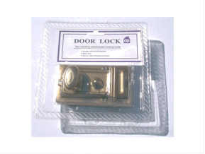 Rim Night Latch Lock Zinc