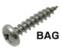 Pan head Screw 8x16mm Bag