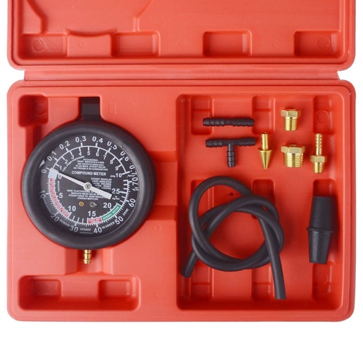 Fuel pump pressure gauge tester