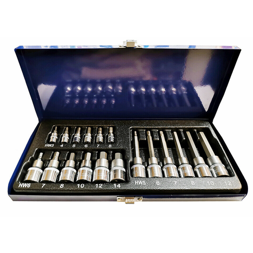 19 pcs Hex Key blue case